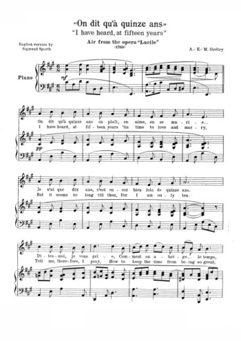 Six chansons galantes du répertoire de Maggie Teyte